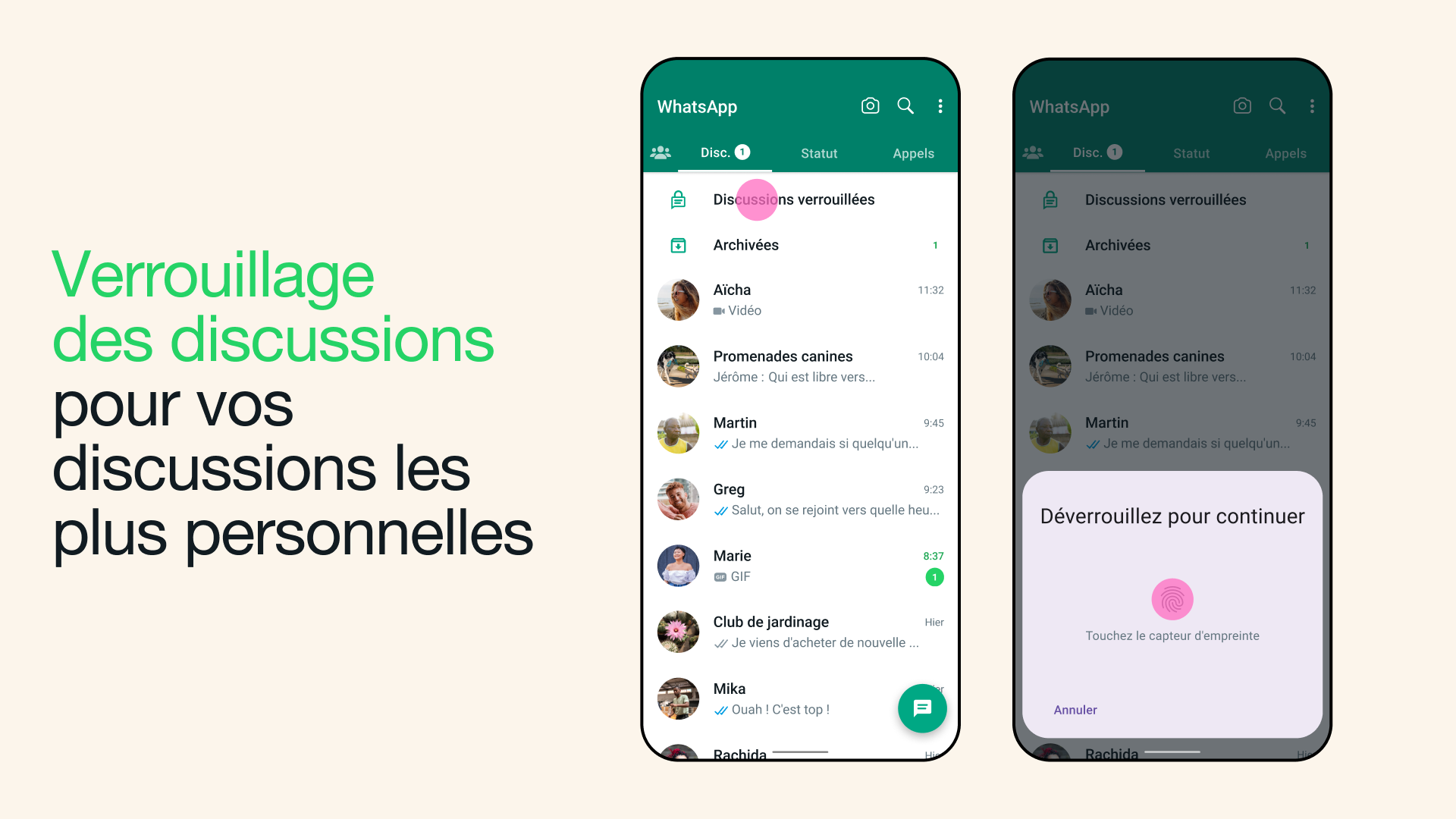 WhatsApp : Vous pouvez désormais "cacher" des conversations confidentielles