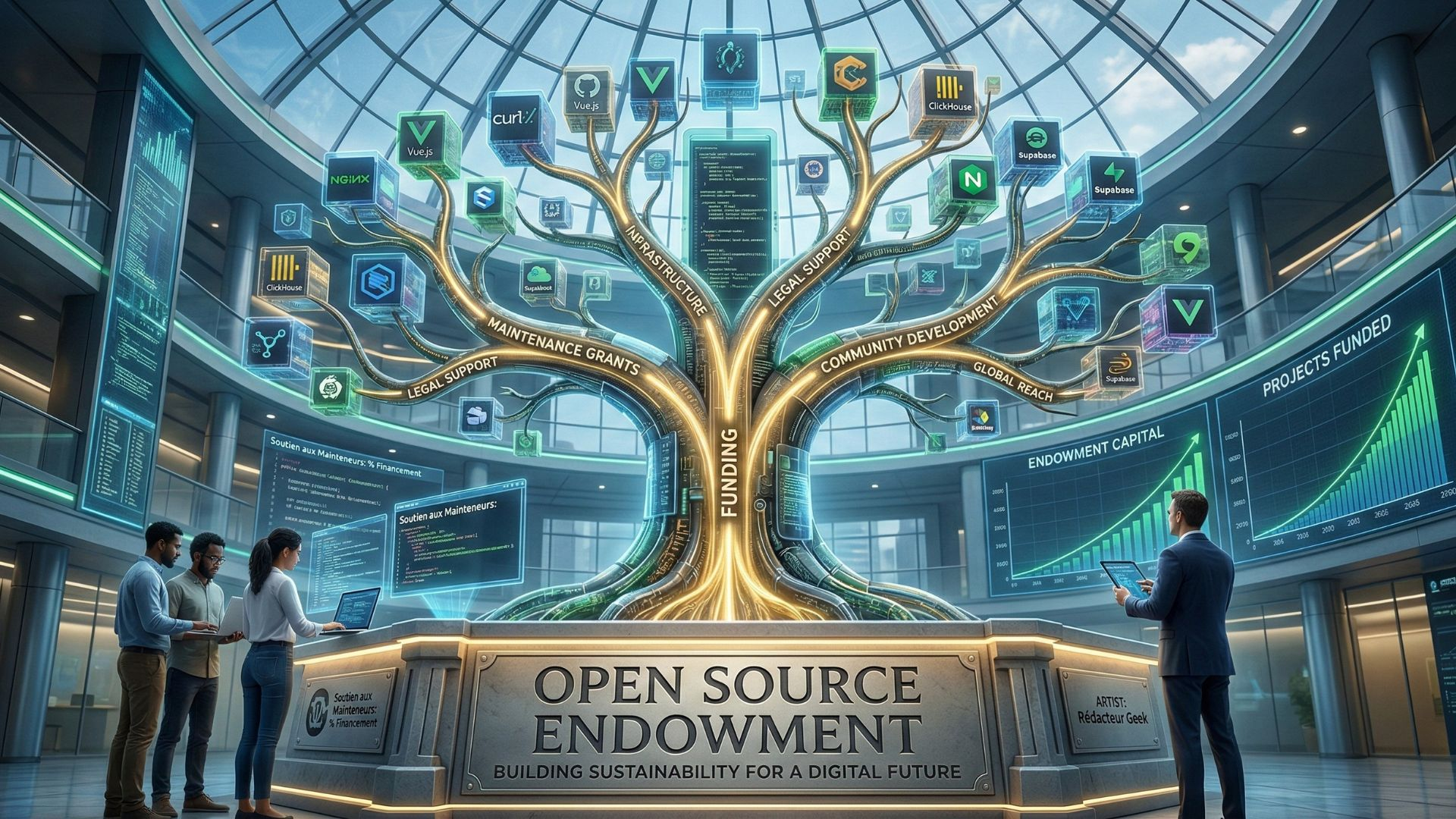 L'Open Source Endowment : un nouveau rempart contre la précarité du code libre