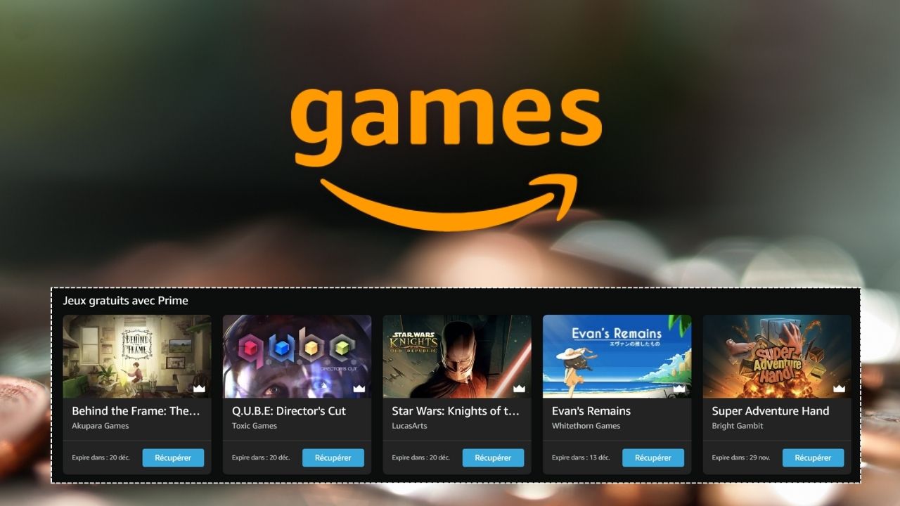 Amazon Games : belle collection de jeux gratuits pour décembre 2023