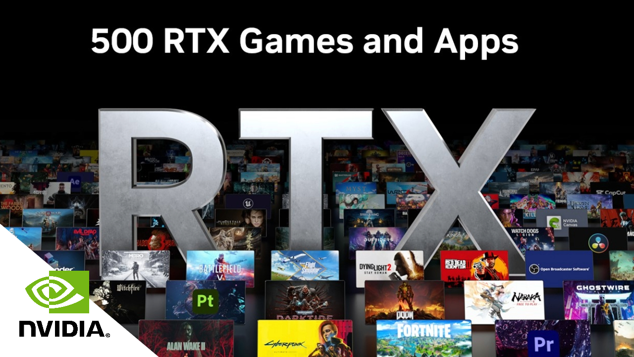 NVIDIA fête ses 500 jeux et applications RTX