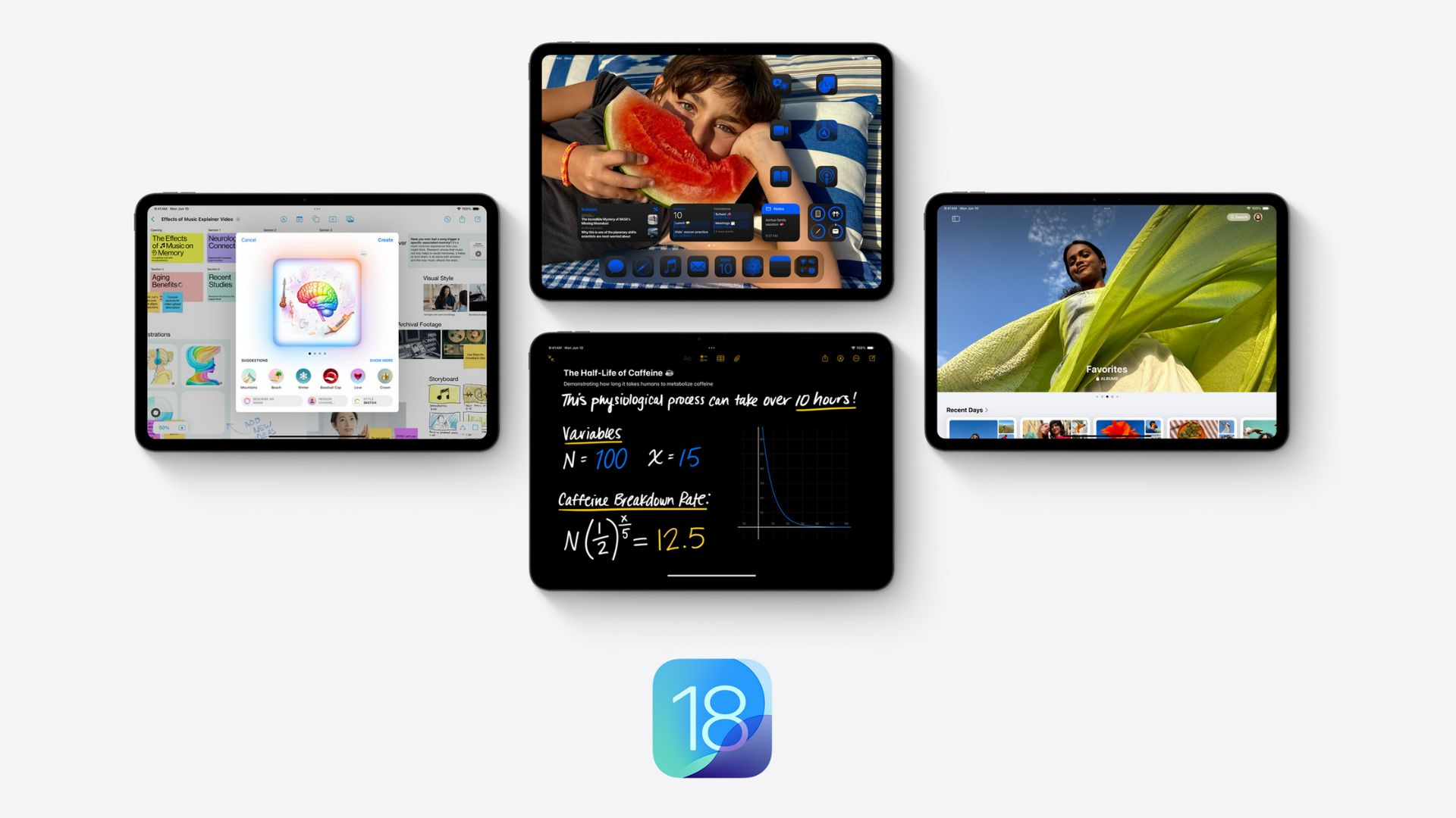 WWDC2024 : iPadOS 18 se réinvente avec l'IA une touche d'IA et de personnalisation