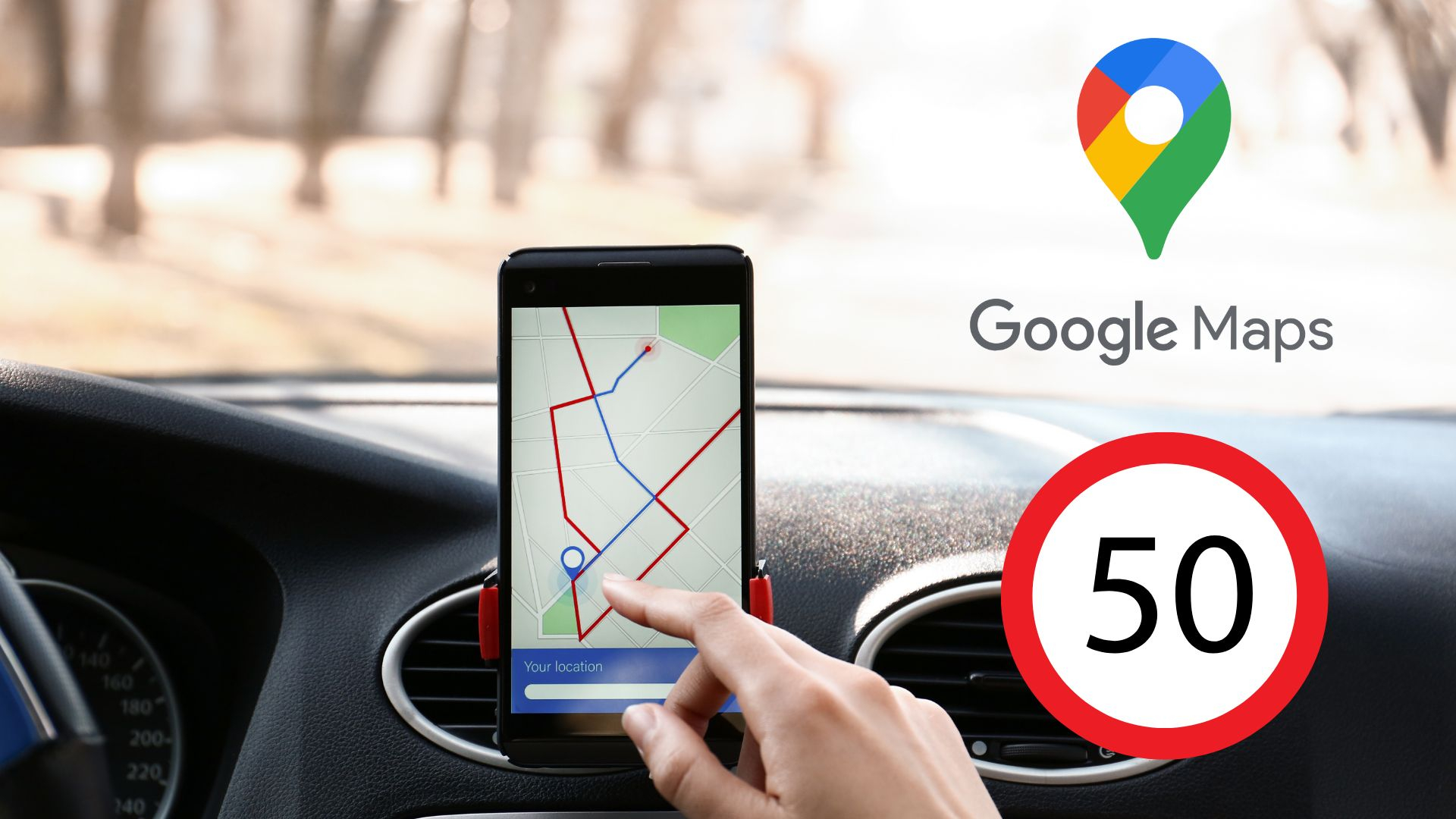Les compteurs de vitesse et limites de vitesse arrivent sur Google Maps pour iPhone et Carplay