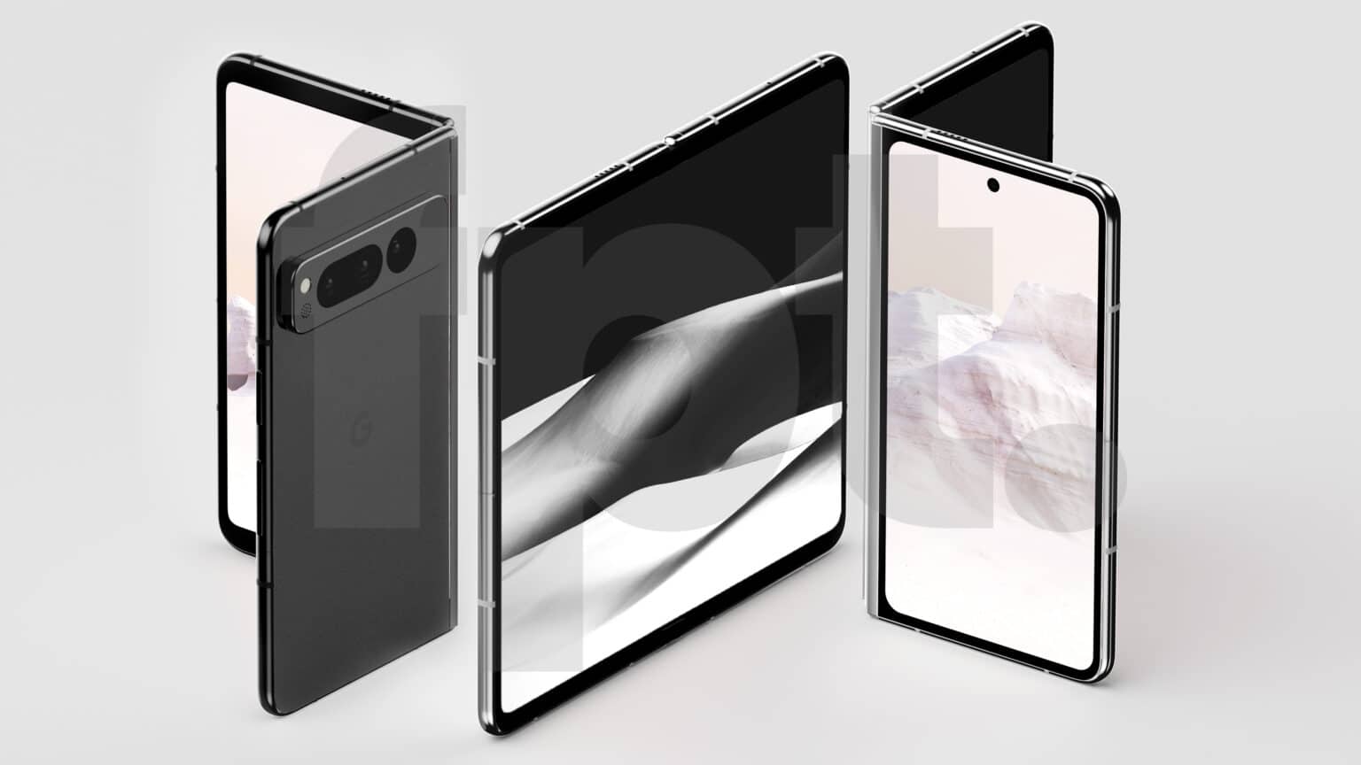 Google Pixel Fold : Première vidéo fuitée du smartphone pliable made in Google ?