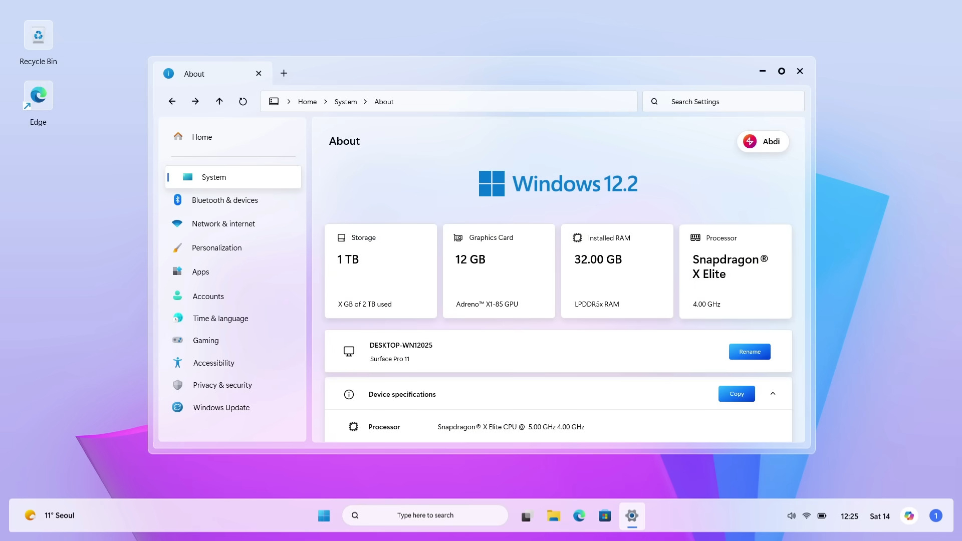Windows 12.2 : le concept rêvé d’un Windows sans fioritures, taillé pour les gamers