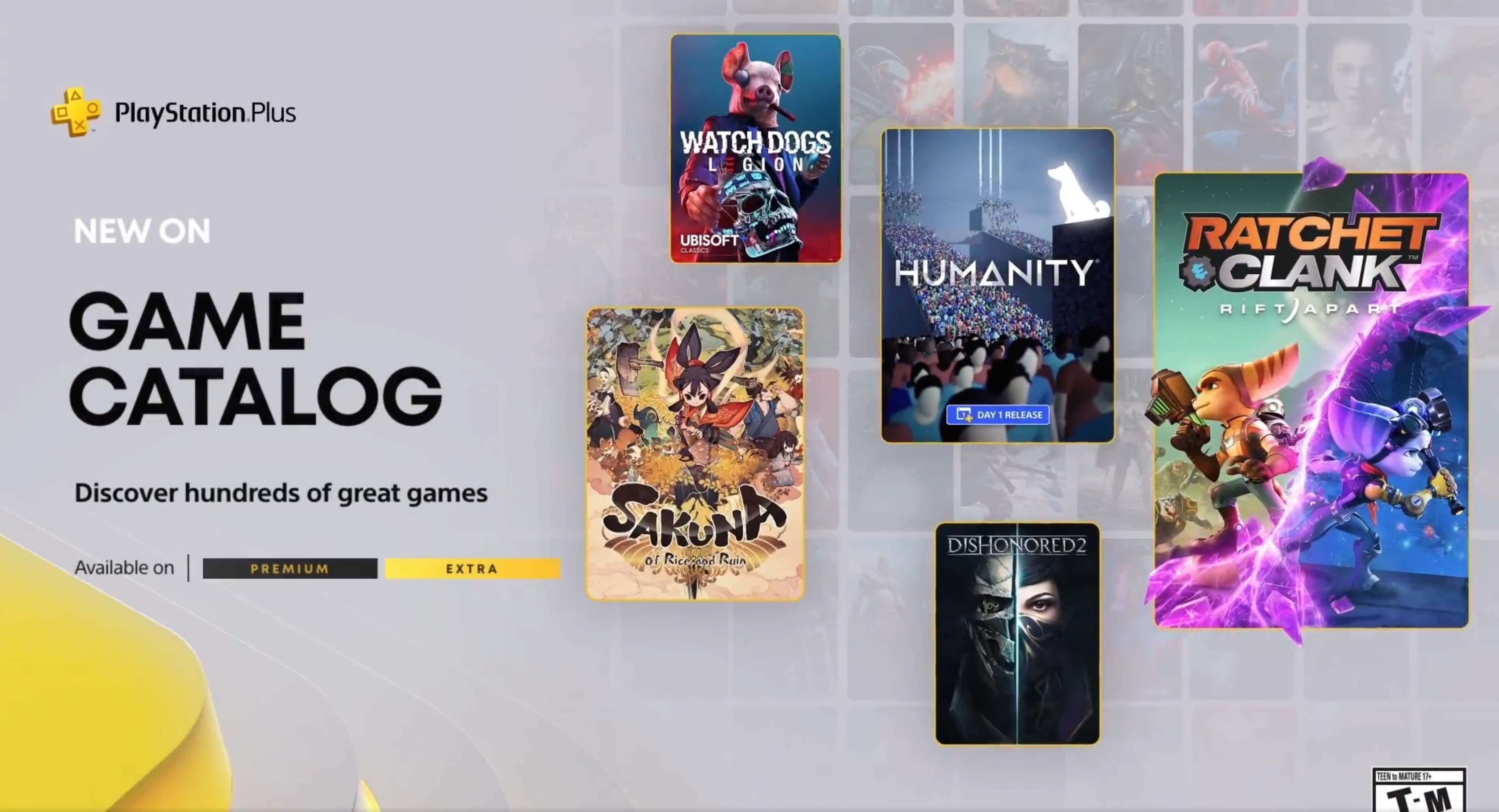 PS Plus Premium et Extra : Les jeux du mois de Mai 2023 sont là et il y a du bon !