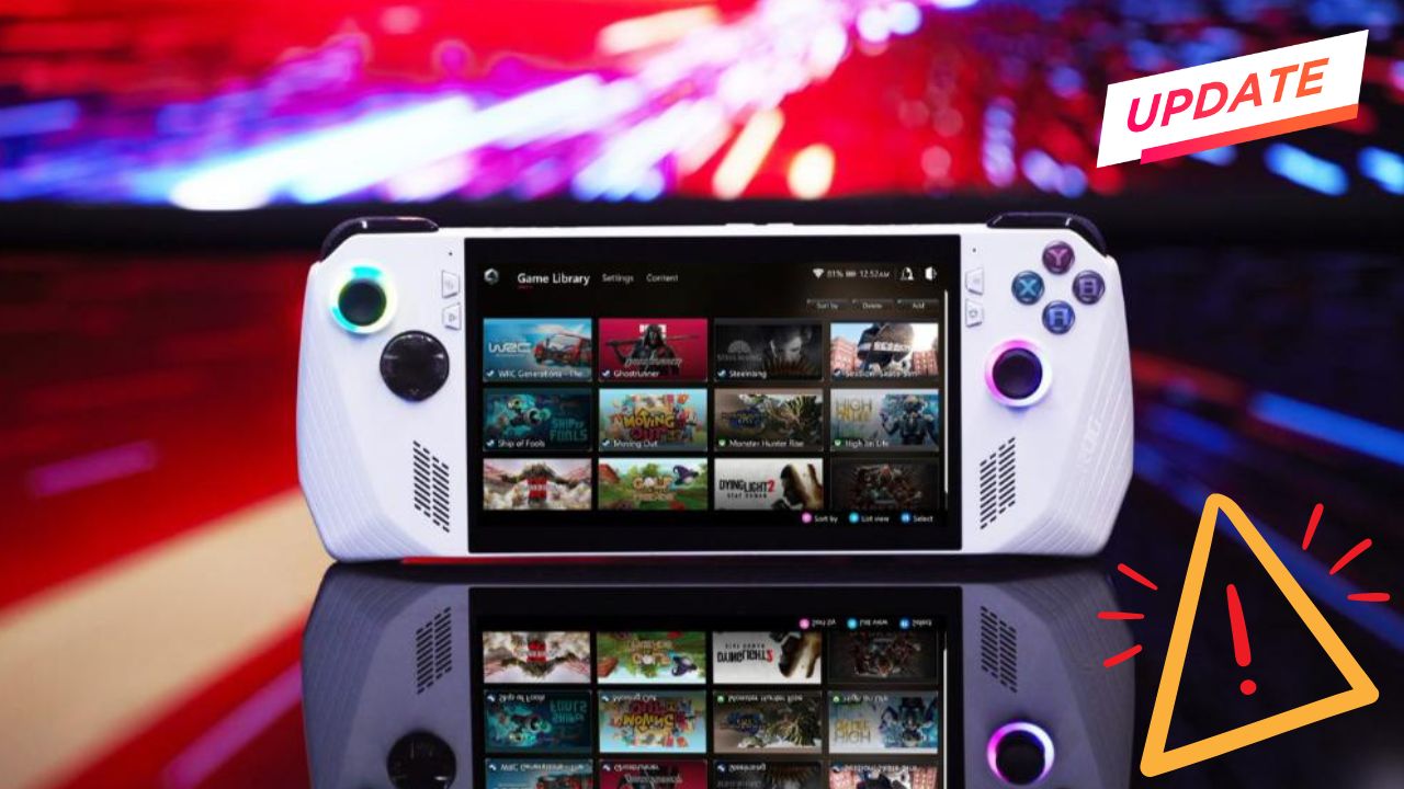 ASUS ROG Ally : éviter absolument la dernière mise à jour !