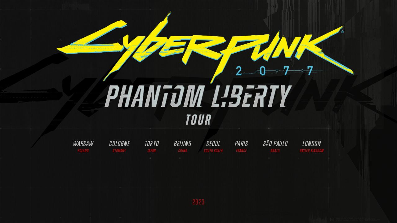 Cyberpunk 2077 : Le Phantom Liberty Tour annoncé par CD Projekt Red !