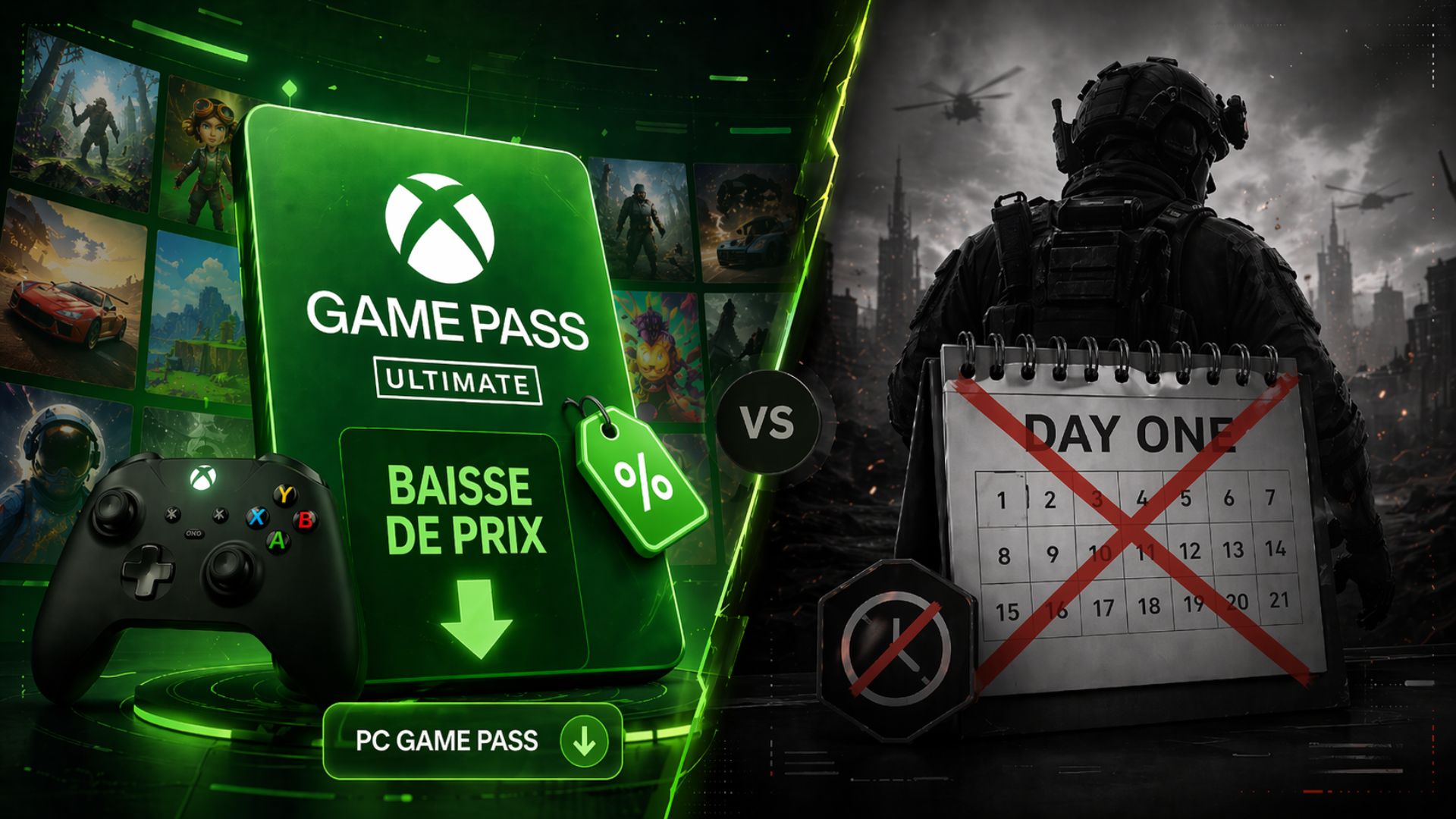 Baisse de prix pour le Xbox Game Pass Ultimate, mais fin du day one pour Call of Duty