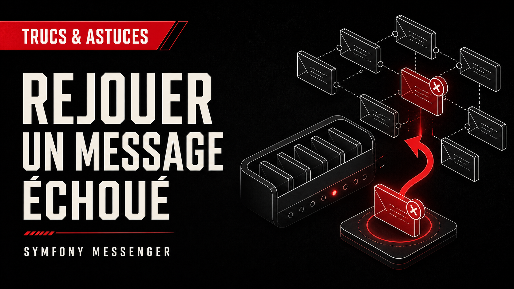 Symfony Messenger : rejouer proprement un message échoué