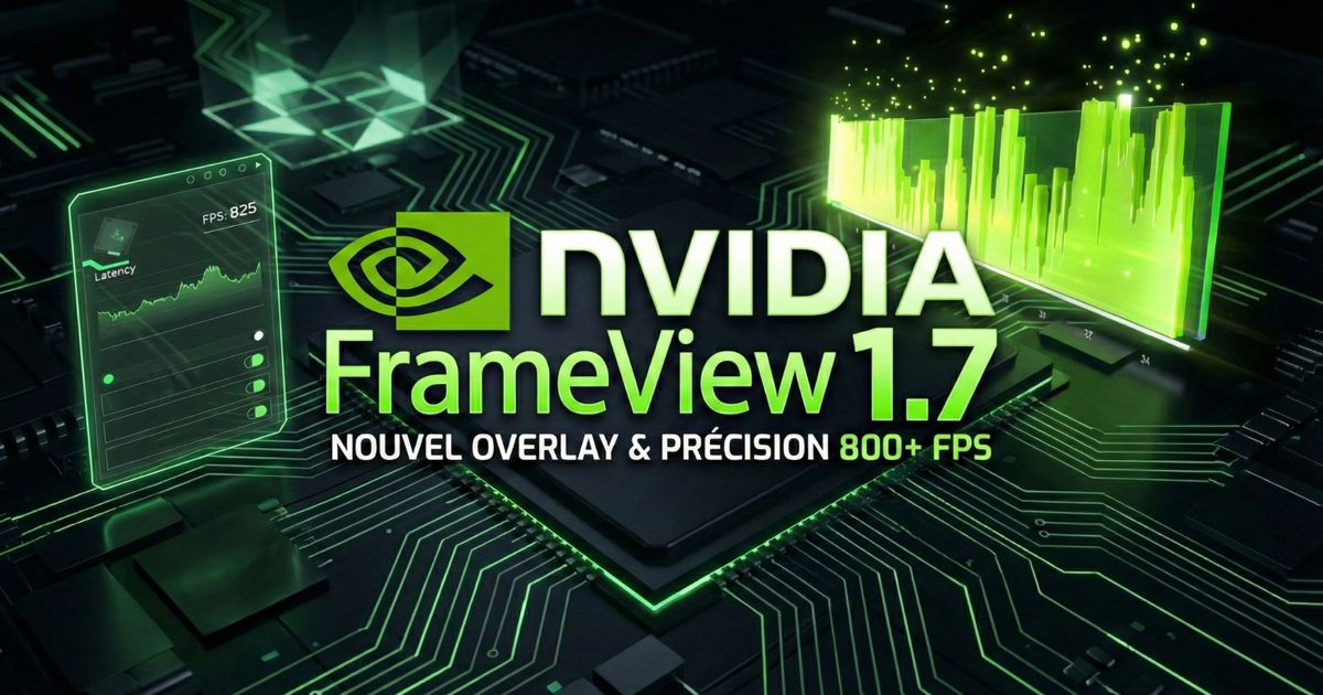 NVIDIA FrameView 1.7 : un overlay personnalisable et une précision ...