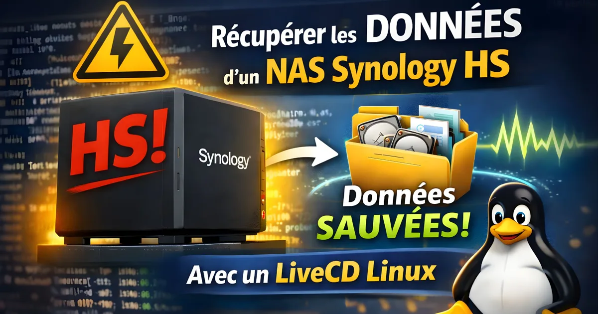 Récupérer les données d’un NAS Synology en panne avec un LiveCD Linux ...