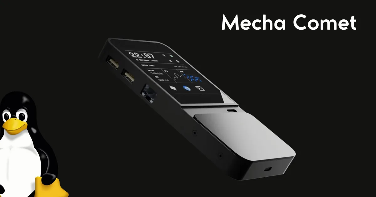 Mecha Comet : l’ordinateur de poche Linux modulaire et ouvert - LaRevueGeek