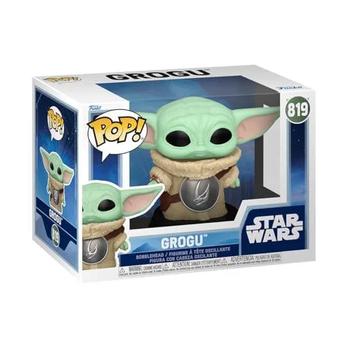 Figurine Grogu Hasbro Figurine Star Wars The Mandalorian Grogu (bébé Yoda) Hasbro – Le Compagnon Trop Mignon Pour Fans De Tous âges