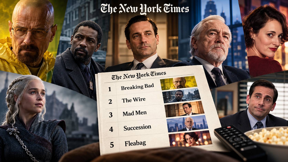Le New York Times dévoile les 100 meilleures séries du XXIe siècle : Breaking Bad décroche la première place