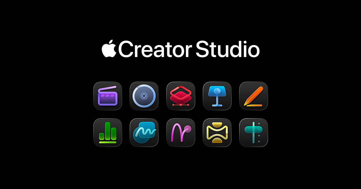 Apple lance Apple Creator Studio : le "Creative Cloud" de Cupertino est enfin là
