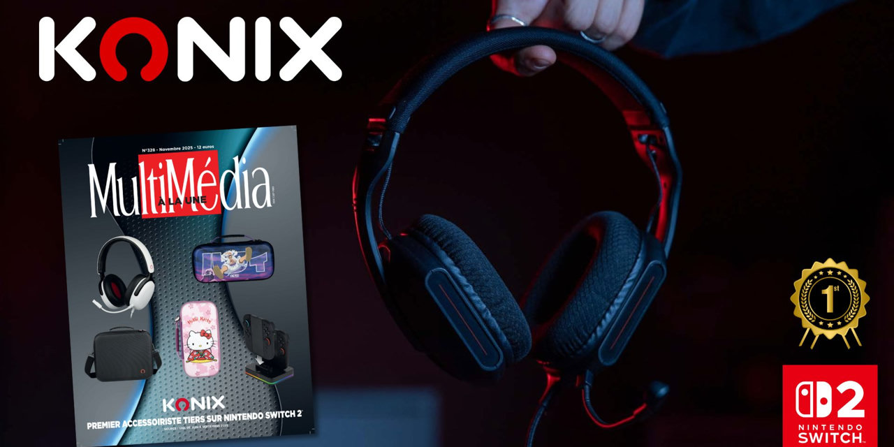 Konix s’impose n°1 des accessoiristes tiers sur Nintendo Switch 2
