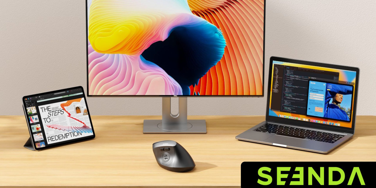 Seenda MOU200 : une souris verticale ergonomique et polyvalente à petit prix