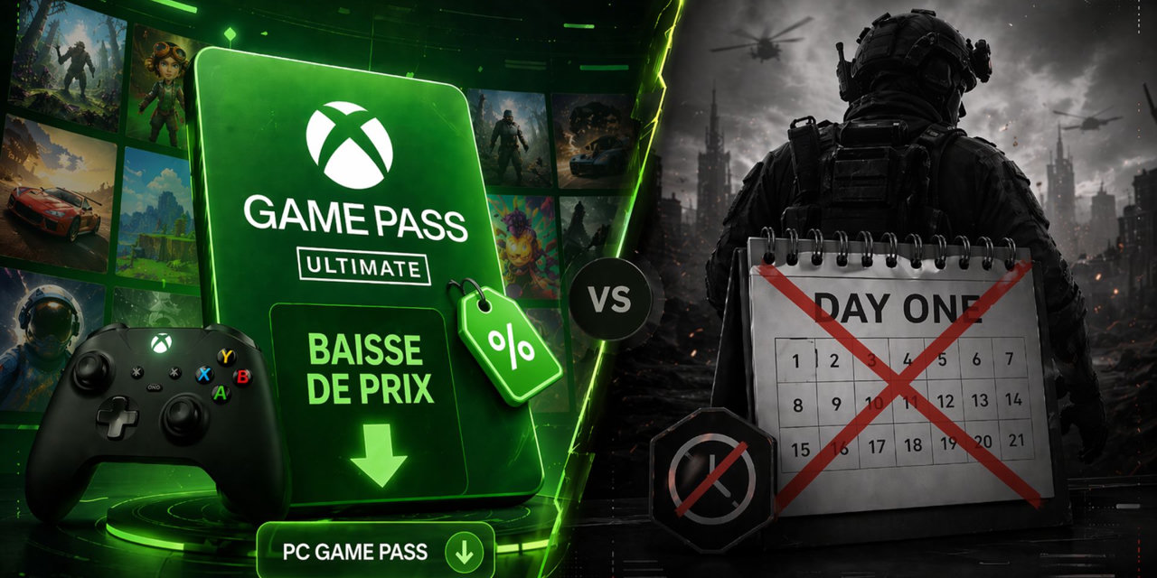 Baisse de prix pour le Xbox Game Pass Ultimate, mais fin du day one pour Call of Duty