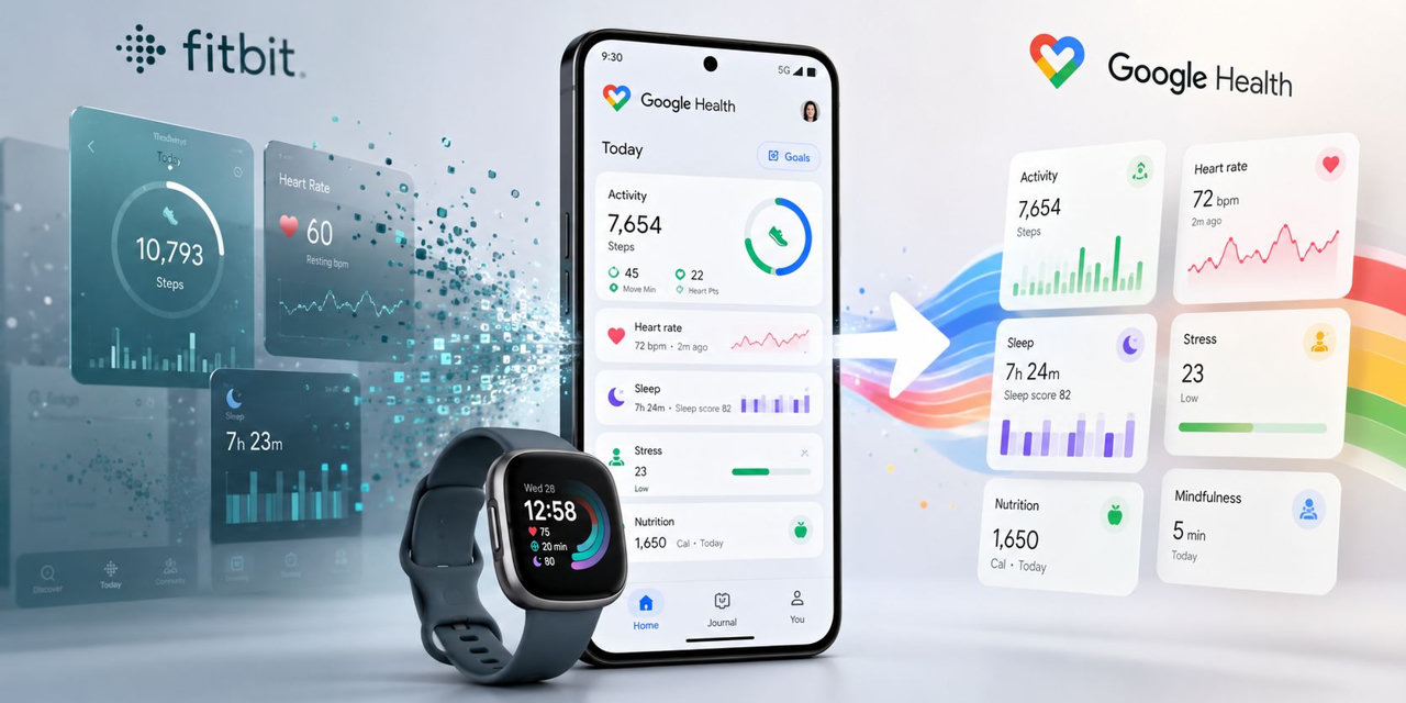 Adieu Fitbit, bonjour Google Health : l'application fait sa révolution