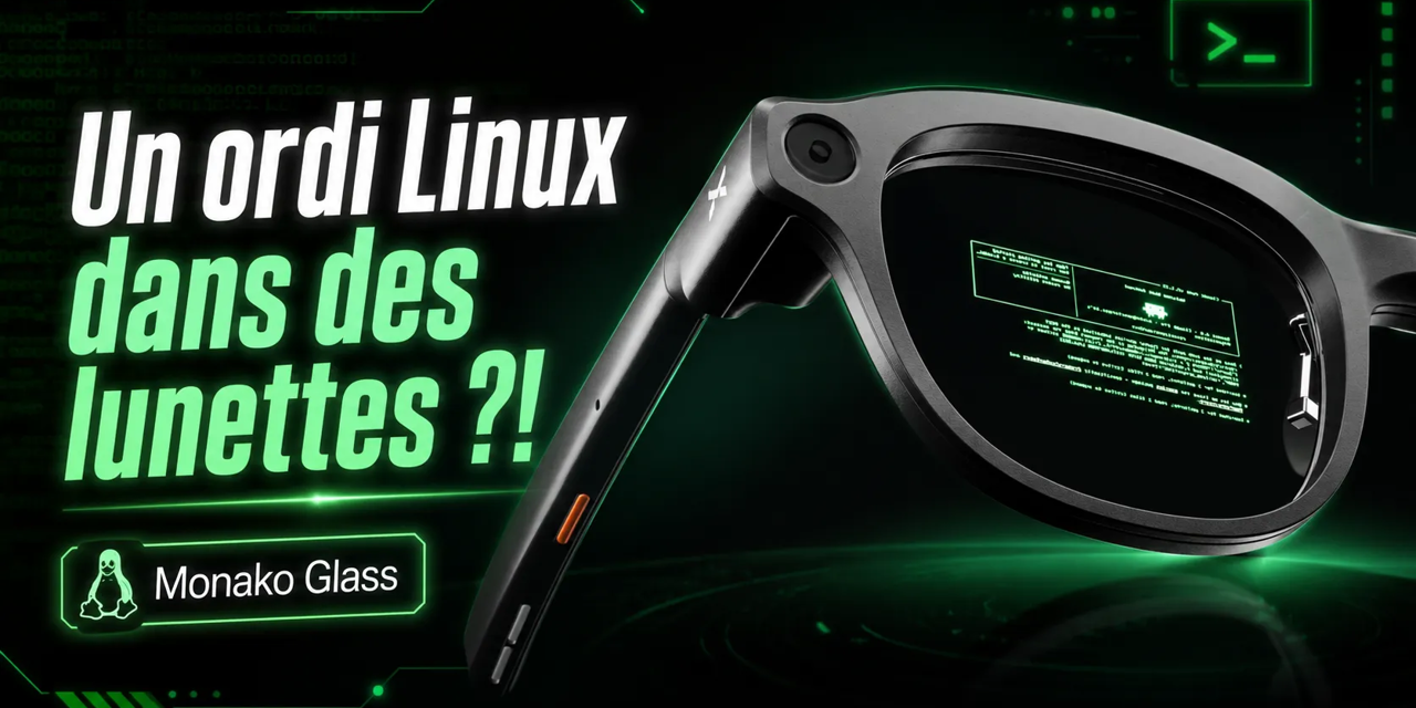 Monako Glass veut mettre un ordinateur Linux dans une paire de lunettes