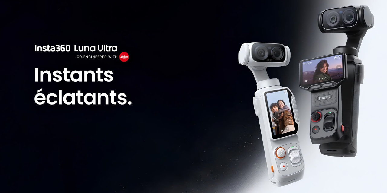 Insta360 Luna Ultra : la caméra gimbal 8K co-développée avec Leica veut bousculer DJI