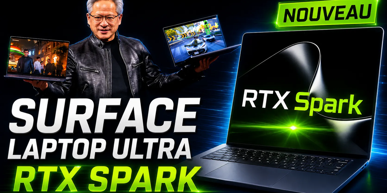 NVIDIA et Microsoft veulent réinventer le PC portable avec le Surface Laptop Ultra