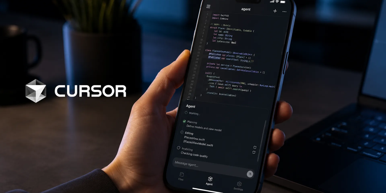 Cursor débarque sur iOS : coder depuis son iPhone, mais avec des agents IA