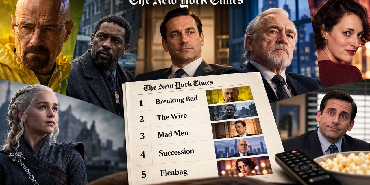 Le New York Times dévoile les 100 meilleures séries du XXIe siècle : Breaking Bad décroche la première place