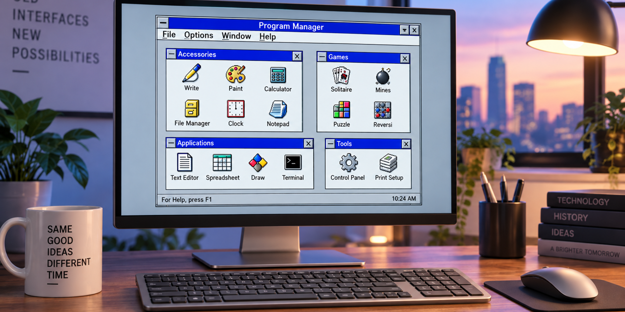 Windows 3.1 ressuscite sur les PC modernes grâce à ReProgman