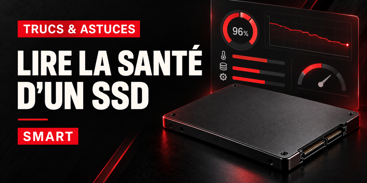 Vérifier l’état réel d’un SSD avec les données SMART