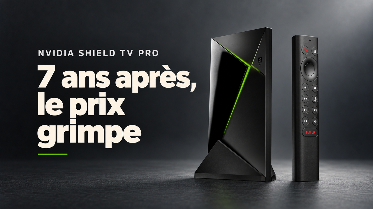 NVIDIA Shield TV Pro : le prix grimpe à 299 €, sans nouveau matériel