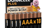 Piles Duracell AAA Plus Alcalines Lot de 18