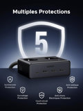 Multiprise  UGREEN 6 en 1 avec Interrupteur 3680W