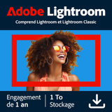 Adobe Lightroom Classic 1 an | PC/Mac | IA