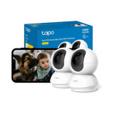 Pack Caméra Surveillance x2 Tapo C200  WiFi intérieure 1080P