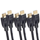 Amazon Basics - Lots de 3 cables câbles HDMI mâle A 2.0 haut 1,8 m
