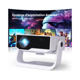 Videoprojecteur Intelligent Wielio Android 11, FHD 1080P Compatible 4K, WiFi6 & BT5.2, 28000 Lumens