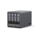 UGREEN NASync DXP4800 Plus, NAS 4 Baies, Intel Pentium Gold 8505 (5 cœurs), 8Go DDR5, 128Go SSD, 10GbE + 2,5GbE, 2 emplacements M.2 NVMe, HDMI 4K (sans Disque (DXP4800 Plus)