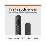 Amazon Fire TV Stick 4K Plus, avec prise en charge du Wi-Fi 6 et des technologies Dolby Vision/Atmos et HDR10+