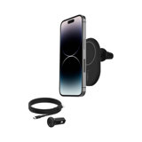Belkin Chargeur de voiture magnétique sans fil BoostCharge, compatible MagSafe pour l’iPhone