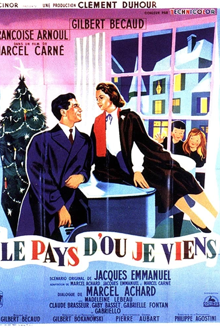 le pays d'où je viens