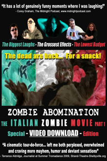 zombie abomination: the italian zombie movie - part 1