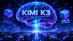 Moonshot met en ligne Kimi K3, un modèle d’IA géant de 2,8 billions de paramètres