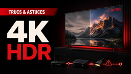Netflix reste en HD ? Voici ce qui bloque vraiment la 4K et le HDR