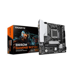 Carte Mère GIGABYTE B650M Gaming WIFI6E - AMD Ryzen Série 9000, jusqu'à 6400 MHz DDR5 (OC), 1xPCIe 4.0 M.2, LAN 2,5 GbE, WiFi 6E, USB 3.2 Gen 1