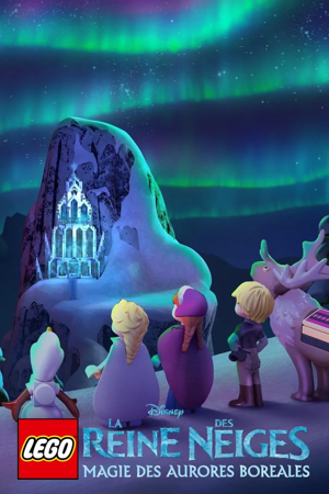 lego la reine des neiges : magie des aurores boréales