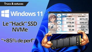 Booster son SSD NVMe de 85 % sur Windows 11 : Le "Hack" du pilote natif expliqué