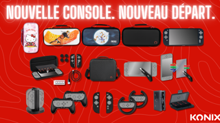 Konix, fournisseur français, dévoile ses housses et accessoires pour la Nintendo Switch 2