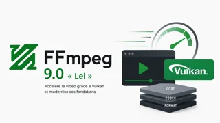 FFmpeg 9.0 « Lei » accélère la vidéo grâce à Vulkan et modernise ses fondations