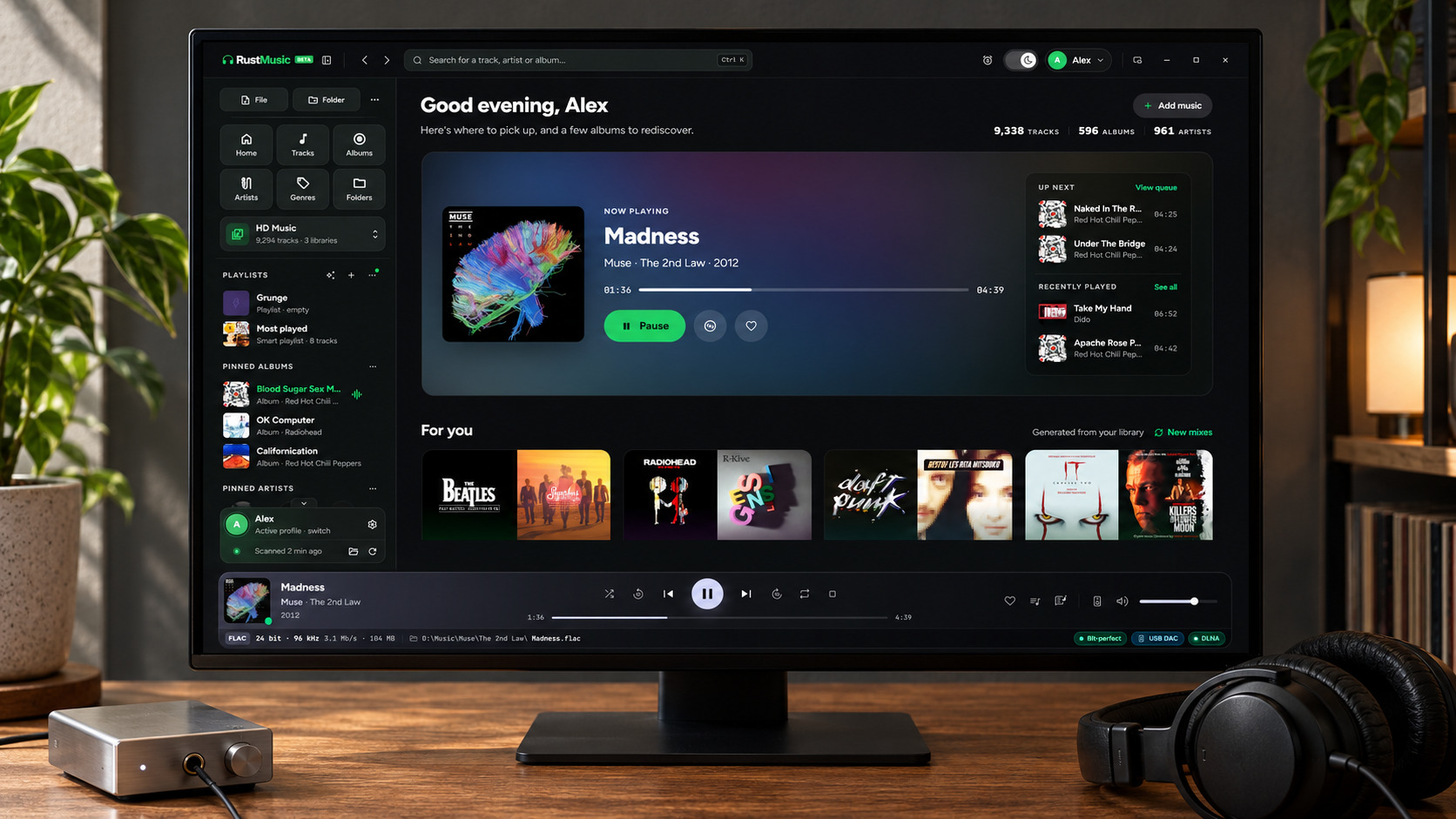 RustMusic 0.2.7 : une nouvelle interface pour redécouvrir votre musique